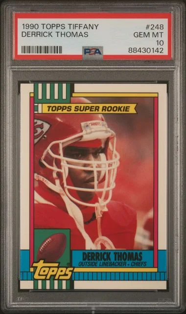 1990 Topps Tiffany Derrick Thomas #248 card image