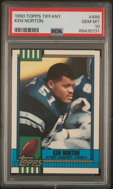 1990 Topps Tiffany Ken Norton #486 card image