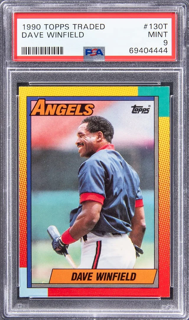 1990 Topps Traded Dave Winfield #130T card image