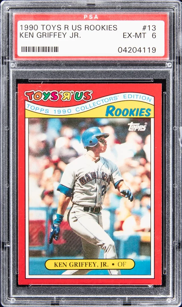 1990 Toy R Us Rookies Ken Griffey Jr #13 card image
