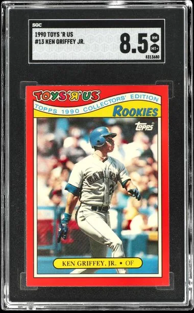 1990 Toys R Us Rookies Ken Griffey Jr. #13 card image
