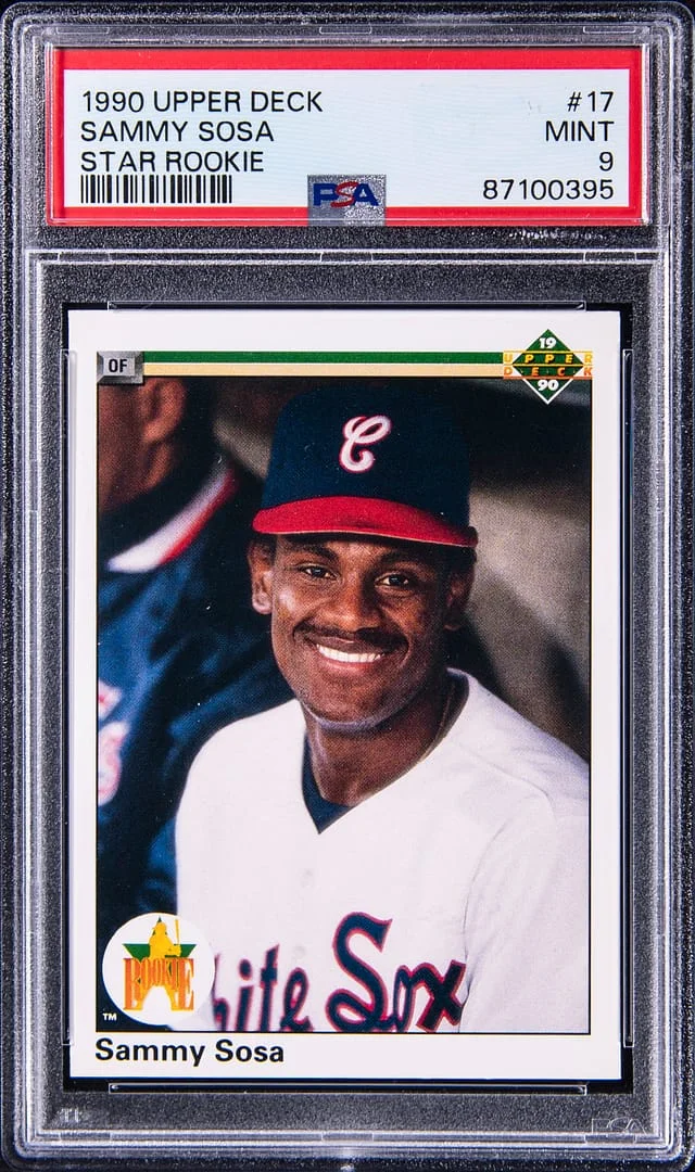 1990 Upper Deck Baseball Sammy Sosa #17 card image