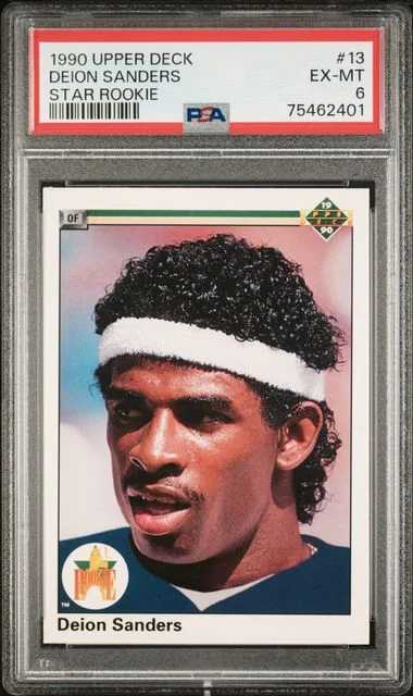 1990 Upper Deck Deion Sanders Star #13 card image