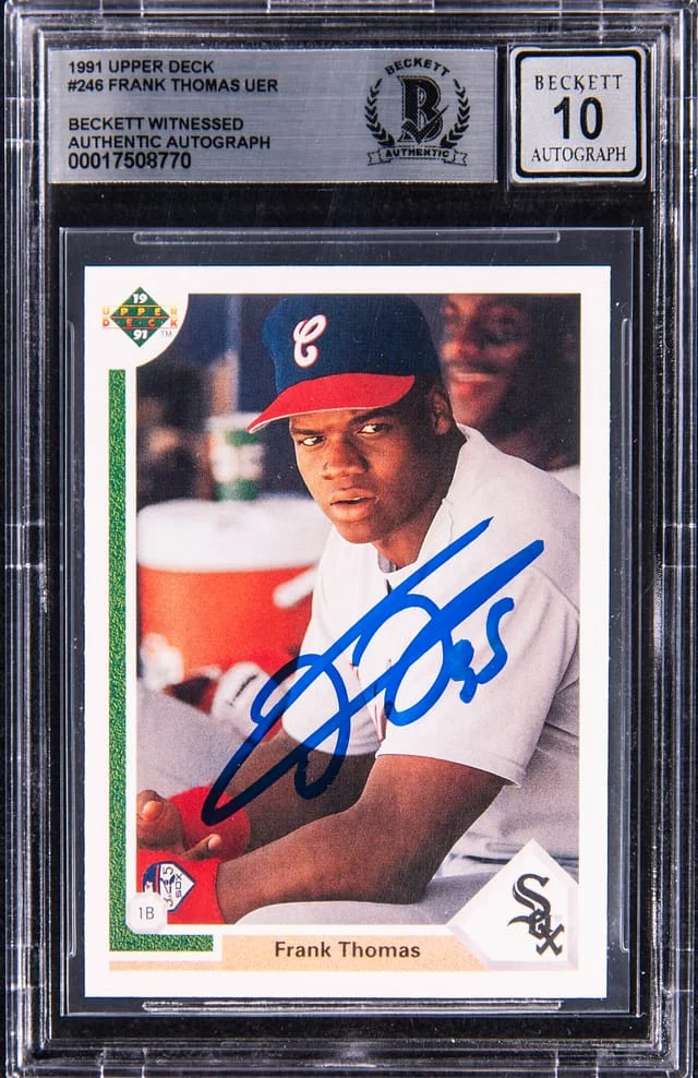 1990 Upper Deck Frank Thomas #246 card image