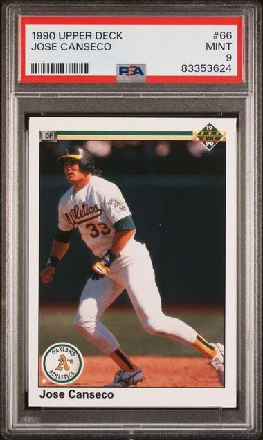 1990 Upper Deck Jose Canseco #66 card image