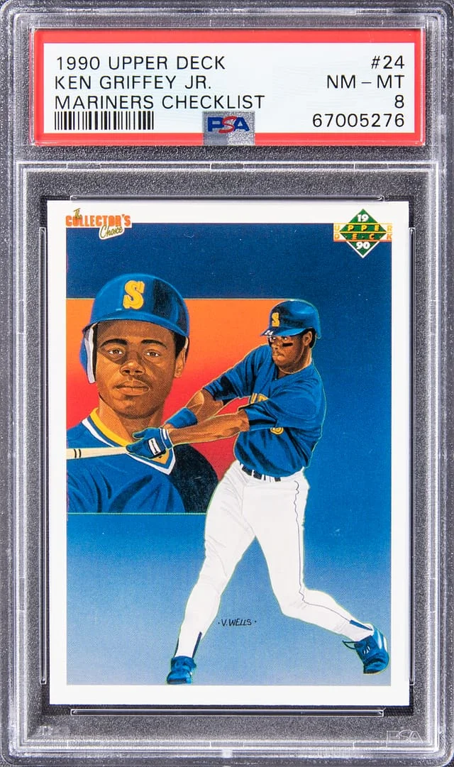 1990 Upper Deck Ken Griffey Jr. Mariners Checklist #24 card image
