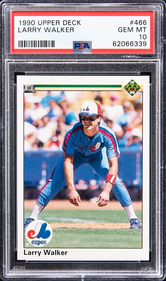 1990 Upper Deck Larry Walker #466 card image