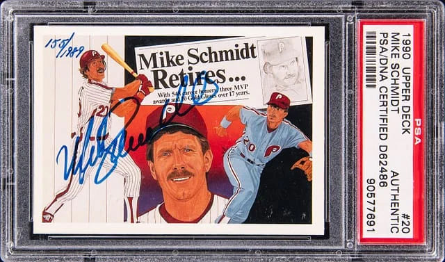 1990 Upper Deck Mike Schmidt #20 card image