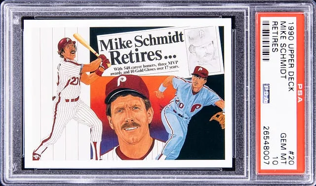 1990 Upper Deck Mike Schmidt Retires #20 card image