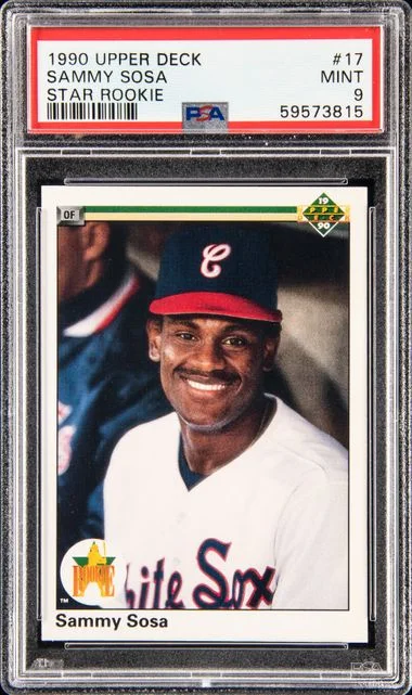 1990 Upper Deck Sammy Sosa Star #17 card image