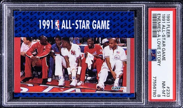 1991-92 Fleer 1991 All-Star Game Enemies - A Love Story #233 card image