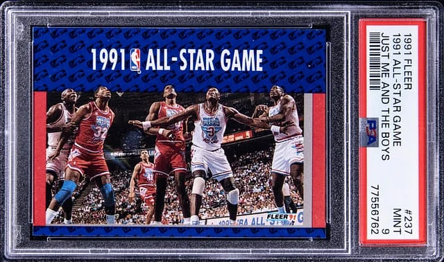 1991-92 Fleer 1991 All-Star Game Just Me And The Boys #237 card image