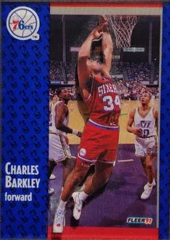 1991-92 Fleer Charles Barkley 3D Acrylic #151 card image