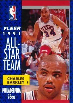 1991-92 Fleer Charles Barkley 3D Acrylic #213 card image