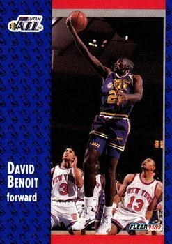 1991-92 Fleer David Benoit 3D Acrylic #362 card image