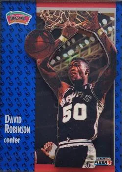 1991-92 Fleer David Robinson 3D Acrylic #187 card image