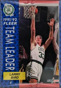 1991-92 Fleer Larry Bird 3D Acrylic #373 card image