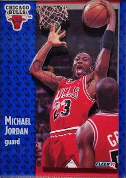 1991-92 Fleer Michael Jordan 3D Acrylic #29 card image