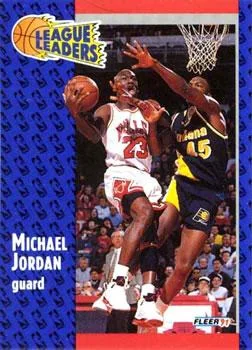 1991-92 Fleer Michael Jordan LL 3D Acrylic #220 card image