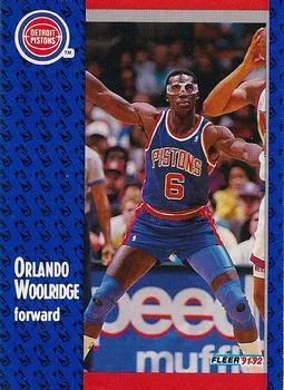 1991-92 Fleer Orlando Woolridge 3D Acrylic #283 card image