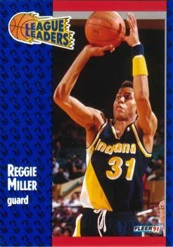 1991-92 Fleer Reggie Miller LL 3D Acrylic #226 card image