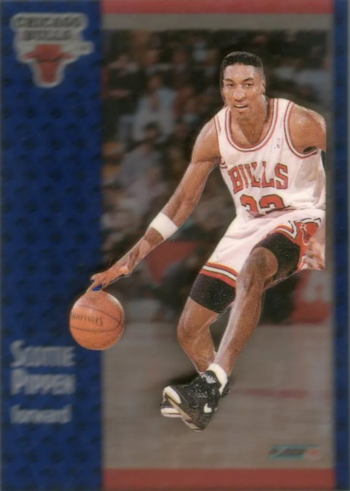 1991-92 Fleer Scottie Pippen 3D Acrylic #33 card image