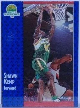 1991-92 Fleer Shawn Kemp 3D Acrylic #192 card image