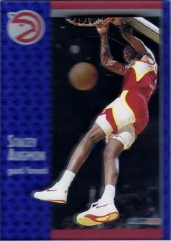 1991-92 Fleer Stacey Augmon 3D Acrylic #241 card image