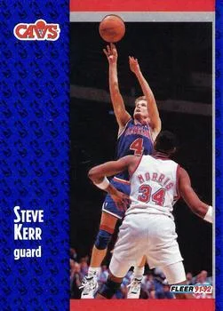1991-92 Fleer Steve Kerr 3D Acrylic #264 card image