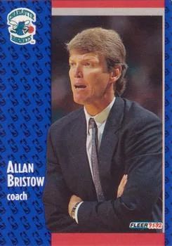 1991-92 Fleer Allan Bristow CO #252 card image