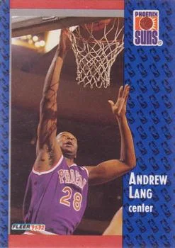 1991-92 Fleer Andrew Lang #340 card image