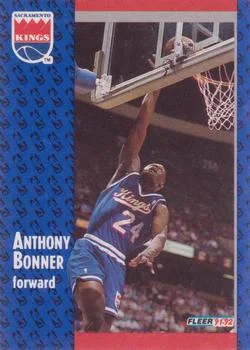 1991-92 Fleer Anthony Bonner #347 card image