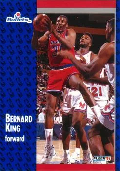 1991-92 Fleer Bernard King #208 card image