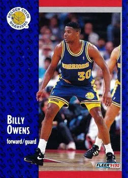 1991-92 Fleer Billy Owens #288 card image