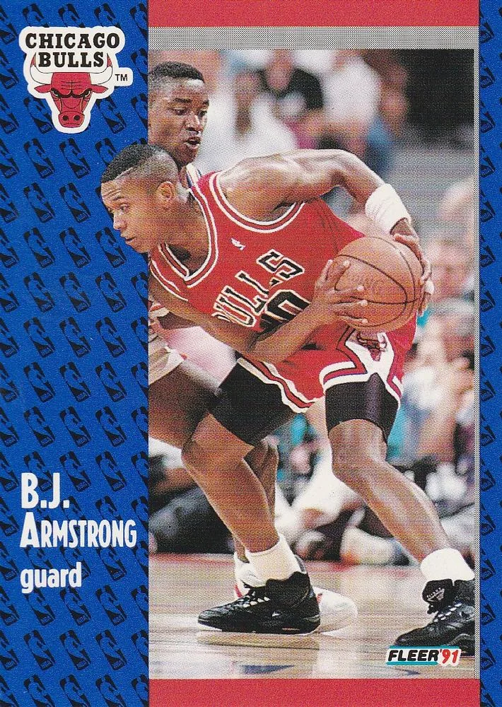 1991-92 Fleer B.J. Armstrong #25 card image