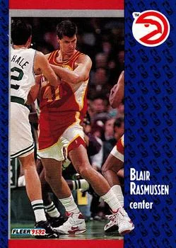 1991-92 Fleer Blair Rasmussen #245 card image
