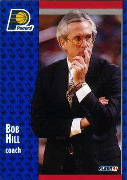 1991-92 Fleer Bob Hill CO #82 card image