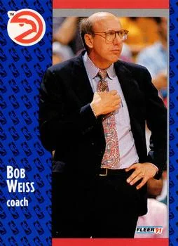 1991-92 Fleer Bob Weiss CO #5 card image