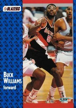 1991-92 Fleer Buck Williams #173 card image