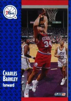 1991-92 Fleer Charles Barkley #151 card image