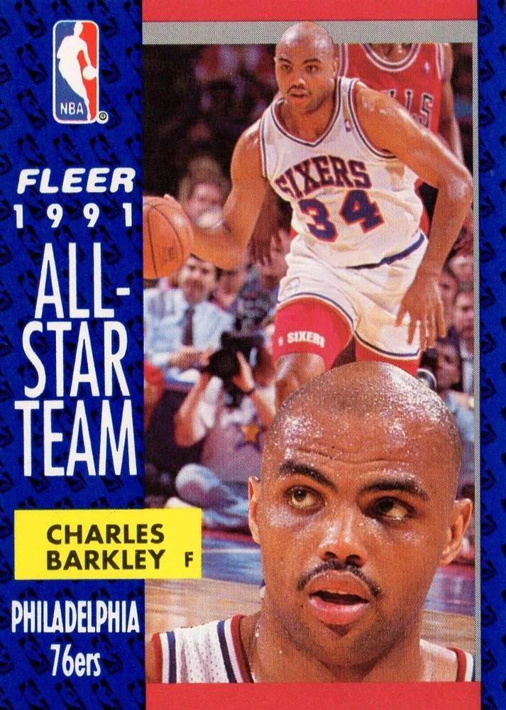1991-92 Fleer Charles Barkley #213 card image