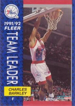 1991-92 Fleer Charles Barkley #391 card image