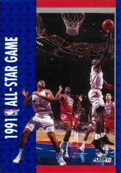 1991-92 Fleer Charles Barkley / Magic Johnson / Michael Jordan / Chris Mullin #238 card image