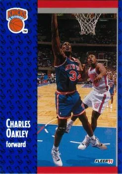 1991-92 Fleer Charles Oakley #138 card image