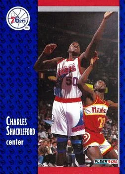 1991-92 Fleer Charles Shackleford #337 card image