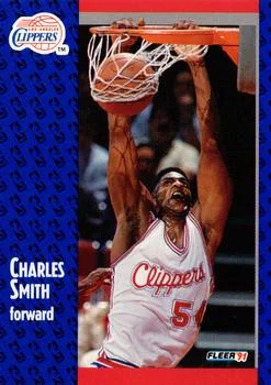 1991-92 Fleer Charles Smith #96 card image