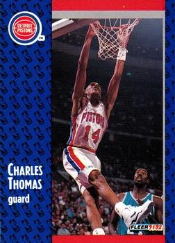 1991-92 Fleer Charles Thomas #281 card image
