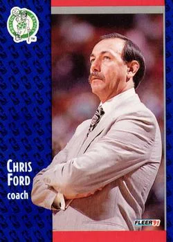 1991-92 Fleer Chris Ford CO #10 card image