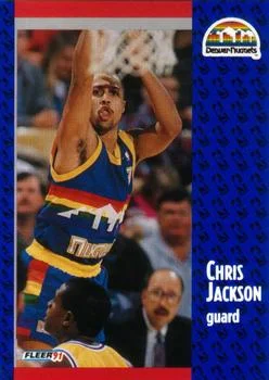 1991-92 Fleer Chris Jackson #49 card image