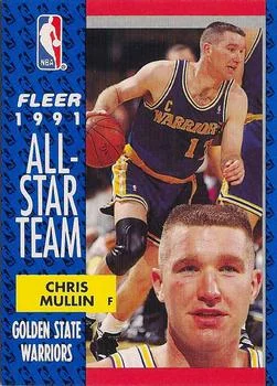 1991-92 Fleer Chris Mullin #218b card image